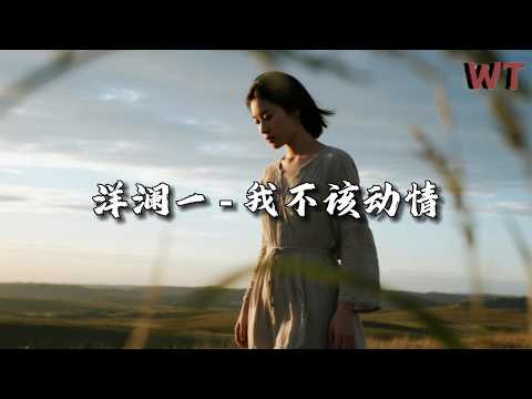 洋澜一 - 我不该动情『早知会痛 我就不该动情，我奉上全部真心 没有回头的余地。』【动态歌词MV】