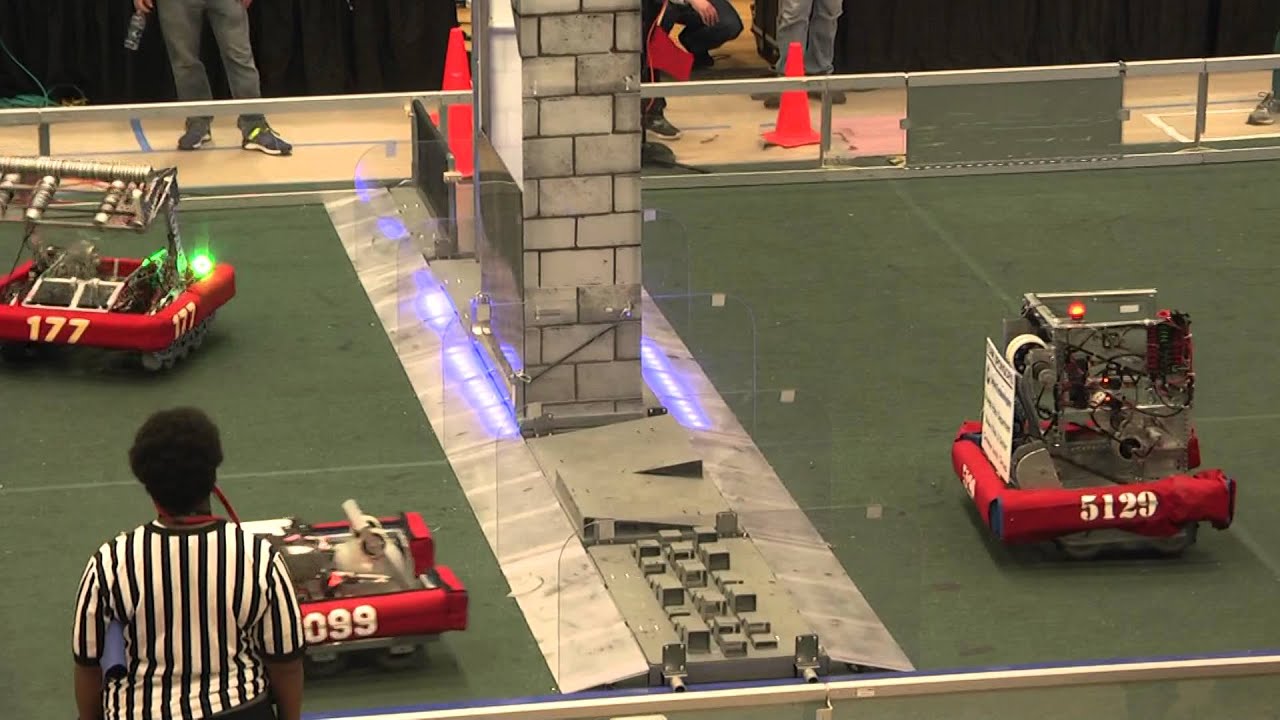 NEFIRST Waterbury District Competition 2016 Qualification Match 29 - Action Camera