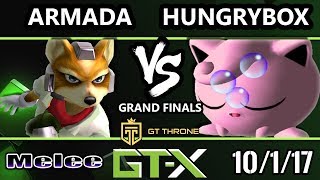 GTX 2017 Melee - [A]rmada (Fox) vs Liquid'Hungrybox (Jigglypuff) - SSBM G.Finals