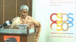 Gayatri Chakravorty Spivak at CSDS, Golden Jubilee Lecture