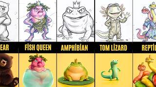 How Did The Hoppers Characters Look Originally ?