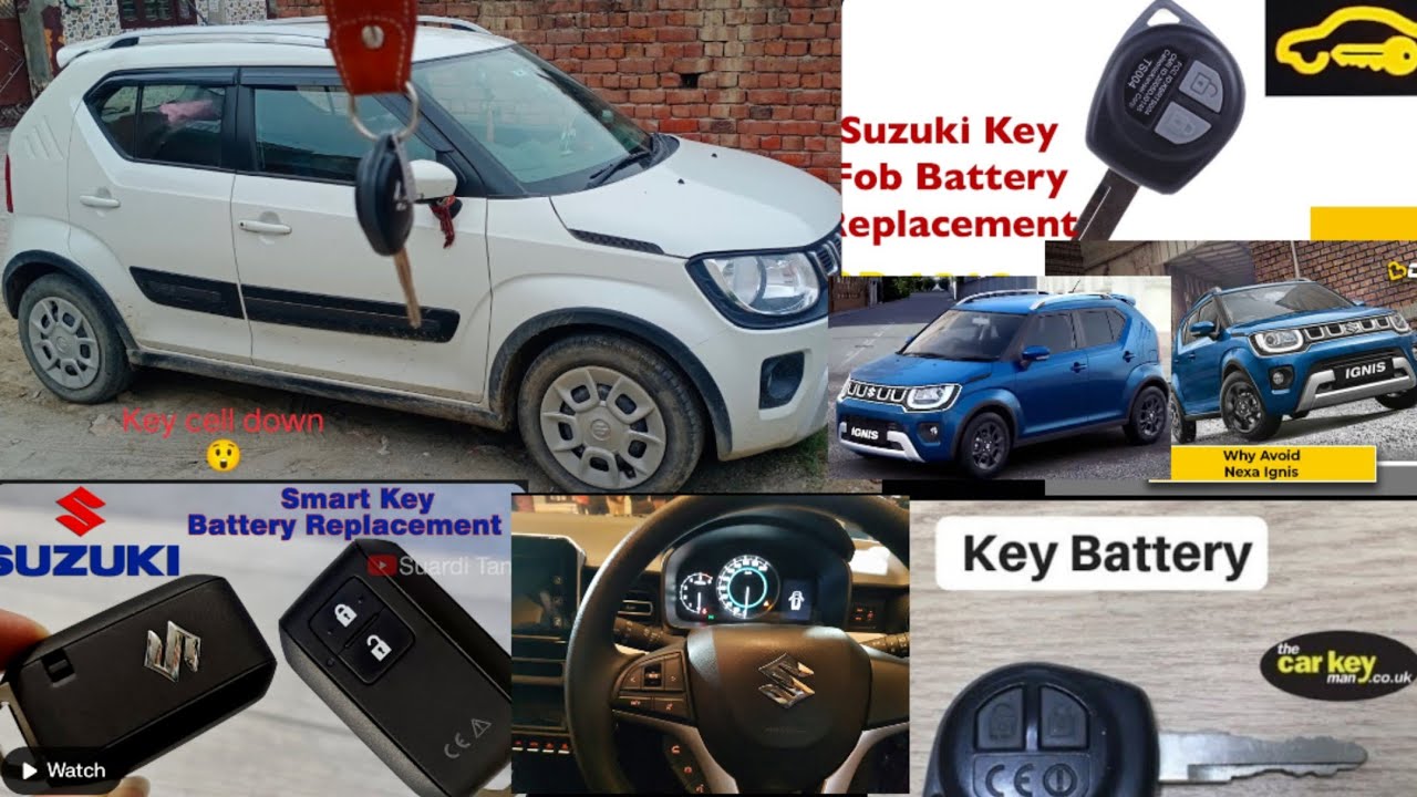 |How to Replace Car Key Fob Battery|IGNIS KEY CELL CHANGE|Maruti Suzuki ...