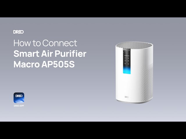 How to Connect Your Smartphone to the Smart Air Purifier AP505S - YouTube
