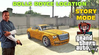 Gta 5 Offline Rolls Royce Location Story Mode Gamerfaiz