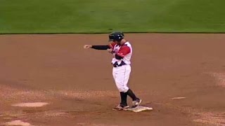Tacoma's Smith rips an RBI double