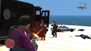 Gta 4 - The War In Liberty City Niko Michelle Bodyguards Vs Swat Police