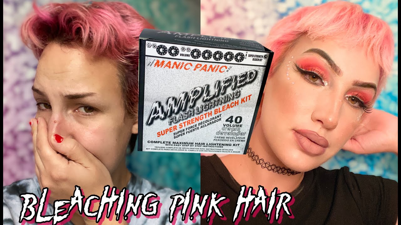 1. Manic Panic Flash Lightning Hair Bleach Kit - 30 Volume Cream Developer - Hair Lightener Kit for Light, Medium Or Dark Brown & Black Hair Color - Hair Bleach Powder Lifts Up To 5 Levels of Lightening - wide 6