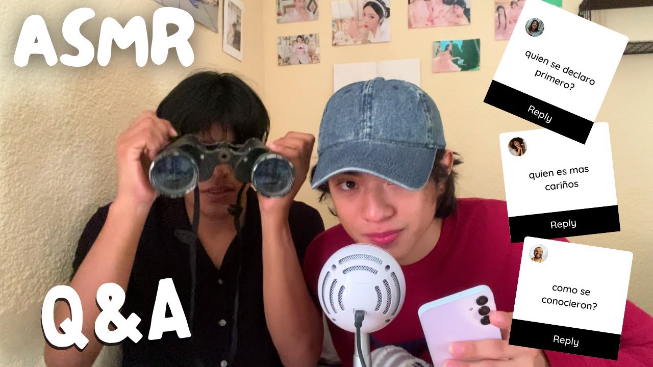 ASMR Q&A con mi novio 💗🎧 Sonidos Relajantes + Confesiones