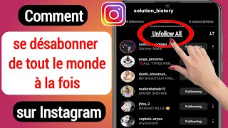 Comment se désabonner de tout le monde sur Instagram à la fois (2023)|Unfollow Everyone On Instagram screenshot 4