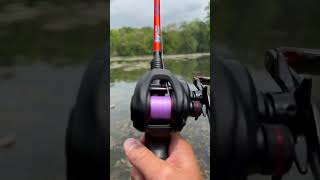 Purple Braid 💜 Watch This Cast Launch 🤯 #reactiontackle #fishing