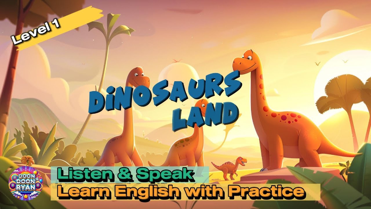 Dinosaurs Land! | Listen & Speak | 