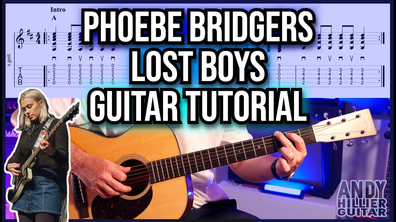 Phoebe Bridgers - Lost Boys Guitar Tutorial | Chords and Strumming Pattern