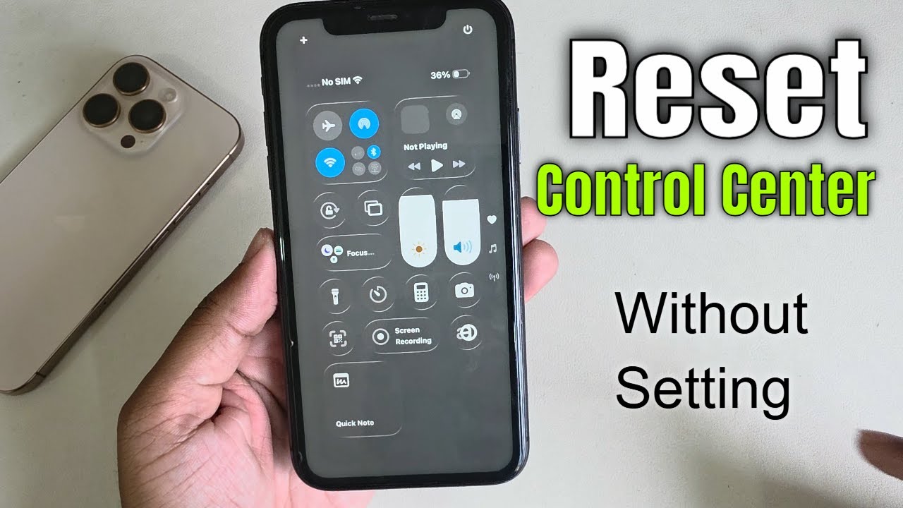 iOS 26: How to reset control center layout on iPhone - YouTube