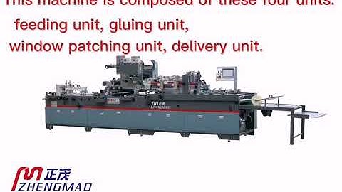 V-cut window patching machine