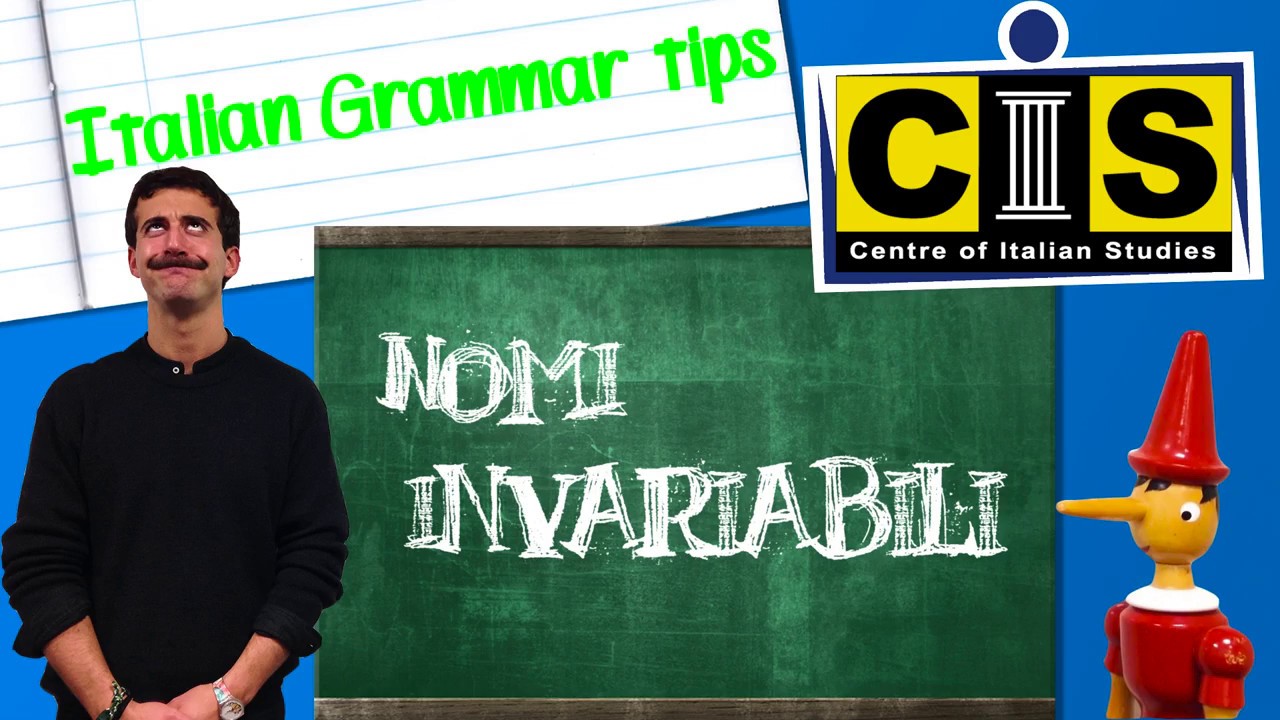 italian-grammar-tips-invariable-nouns-youtube