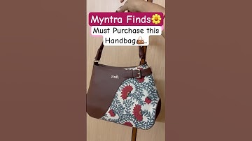 Zouk Handbag 👜 #myntrafinds #zouk #review #handbags #myntra #ethnic #affordableproducts #grwm #bag