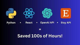 I've used GPT-3.5 to automate Etsy listing creation (OpenAI API, Etsy API, React, Flask)