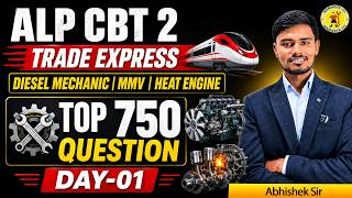 RRB ALP CBT 2 Diesel Mechanic, MMV & Heat Engine Classes | Class #1 | PYQ & Syllabus