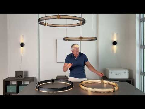 The Matrix Rings Chandelier. by MISTIVA