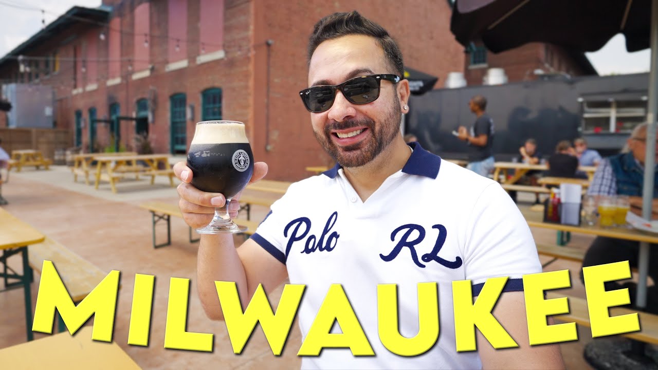 Всё, что я ела в Милуоки, штат Висконсин: сырные шарики, крафтовое пиво и баварские крендели.