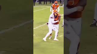 Crazy Block By Carson Wentz 🥶🥶🥶 #shorts #sports #football #nfl