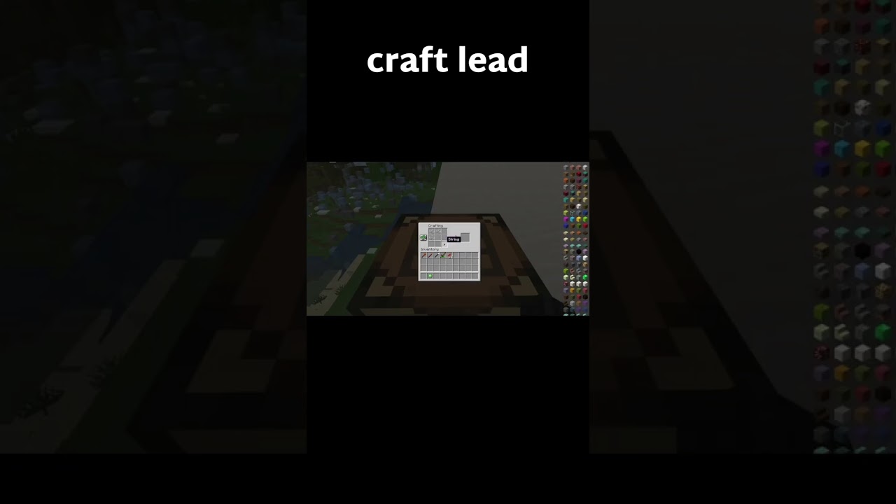 crafting lead  