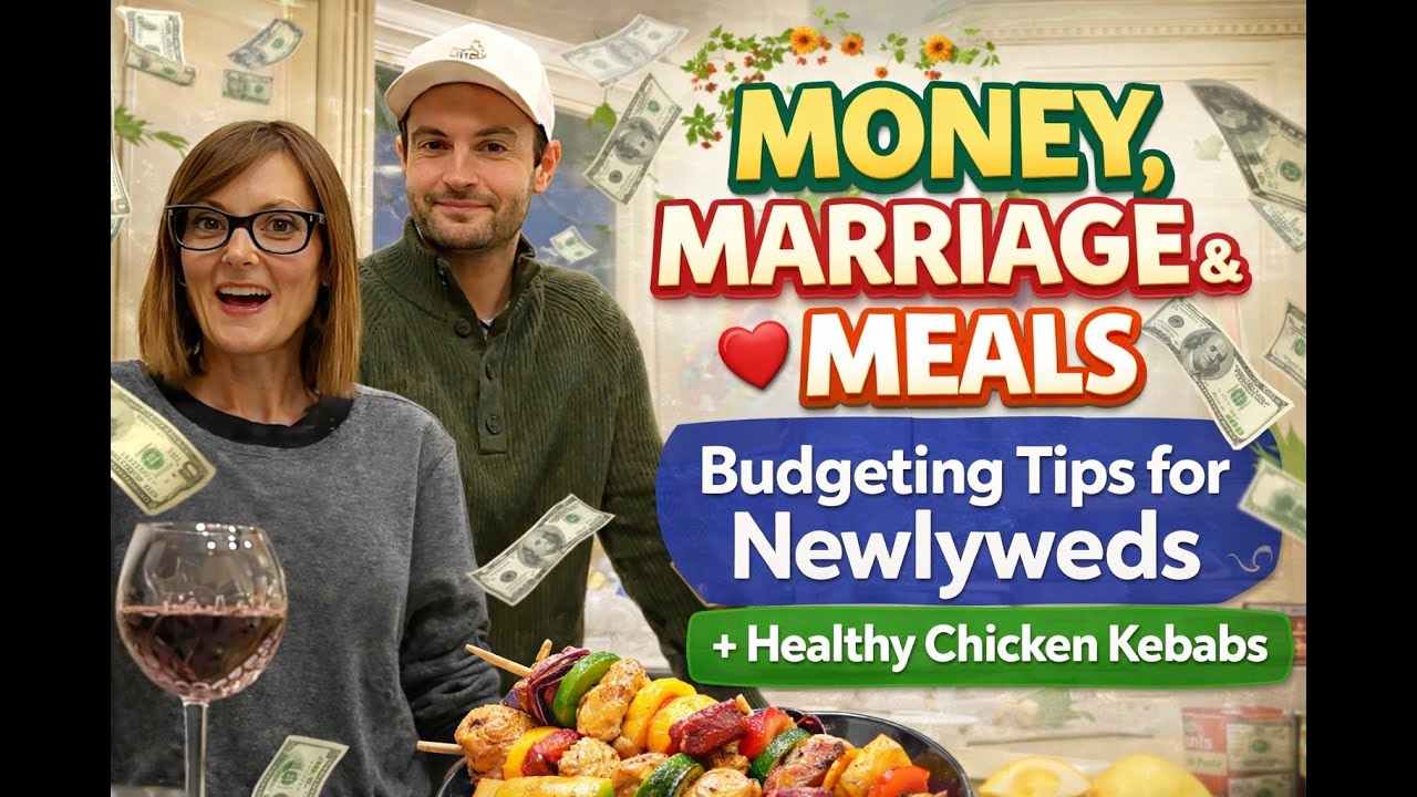 Money, Marriage & Meals: Budgeting Tips for Newlyweds + Healthy Chicken Kebabs