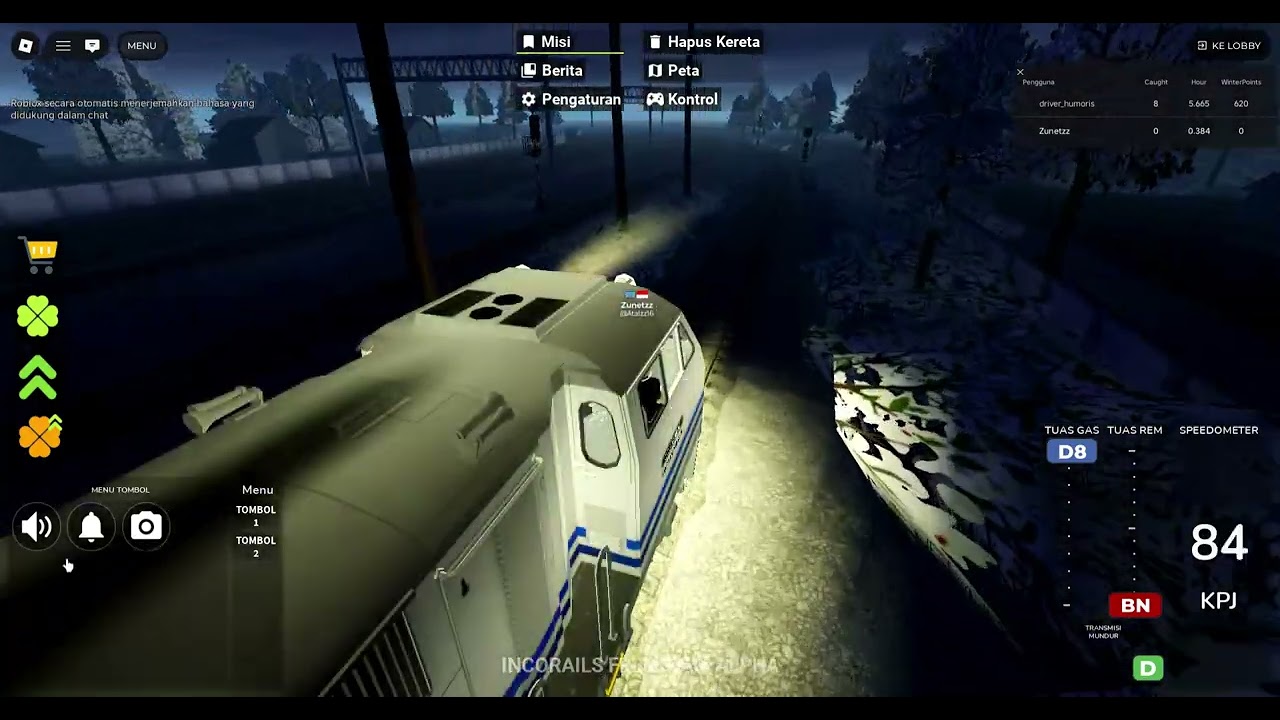 Pertama kali main incorails alpha mohon maaf jika terjadi kosa kata yang belibut mohon dimakl umi ya