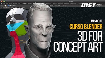 09/11 - Escultura - fundamentos | CURSO BLENDER CONCEPT ART -  (Español) | Desde cero | 2025