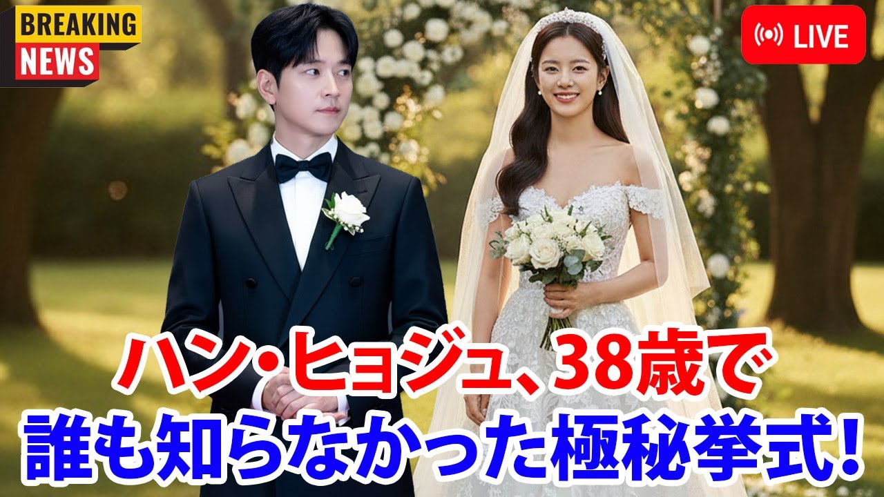 衝撃！ハン・ヒョジュが38歳で極秘結婚を決行――新郎の正体にK-Bizが大騒然！