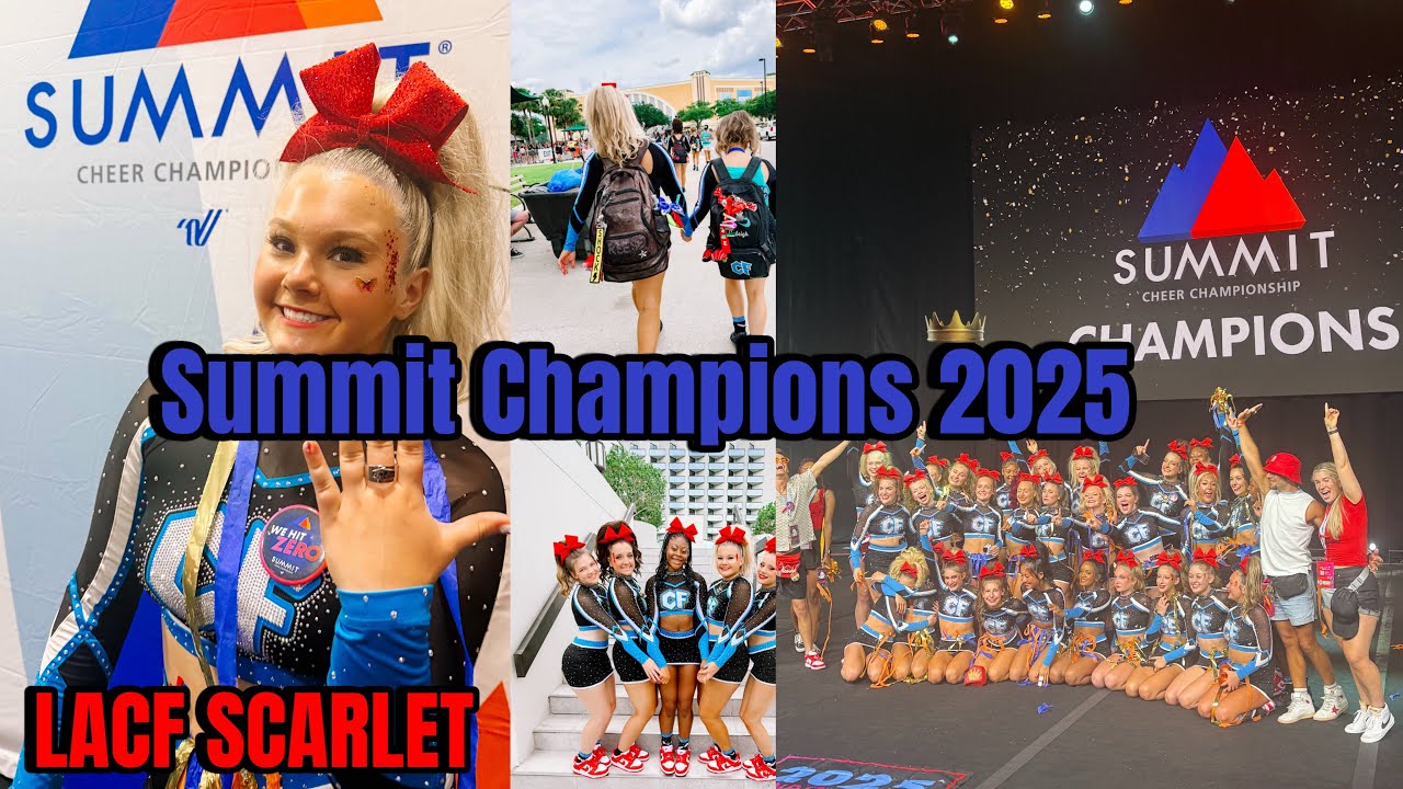 Summit Champion Vlog 2025 W/ Louisiana Cheer Force Scarlet!!