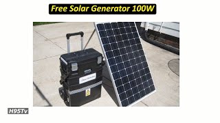 Free Solar Generator 100w 2023