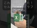 これやりたかった！セル内にミニグラフ #excel #エクセル #pc