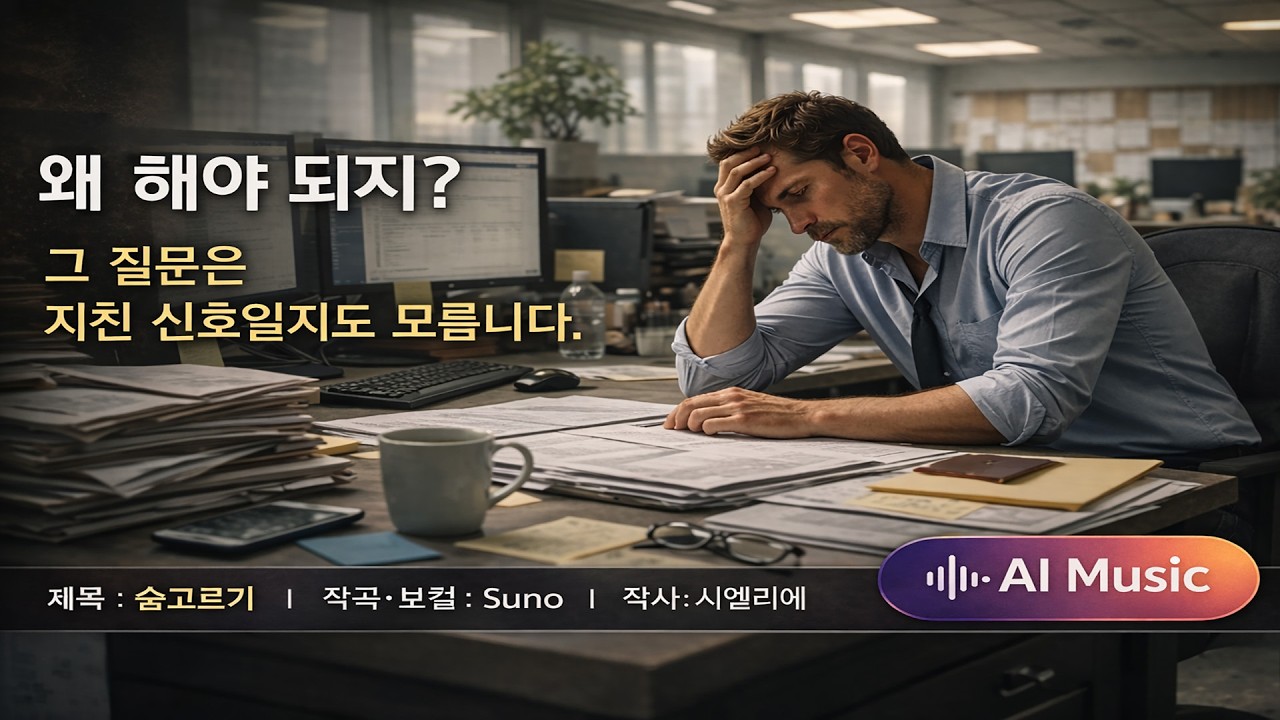 숨고르기 season1 no12 / 번아웃을 겪고있거나 힘든 당신을 위한 노래