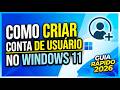 Como criar conta de usuário no Windows 11 — Guia rápido 2025