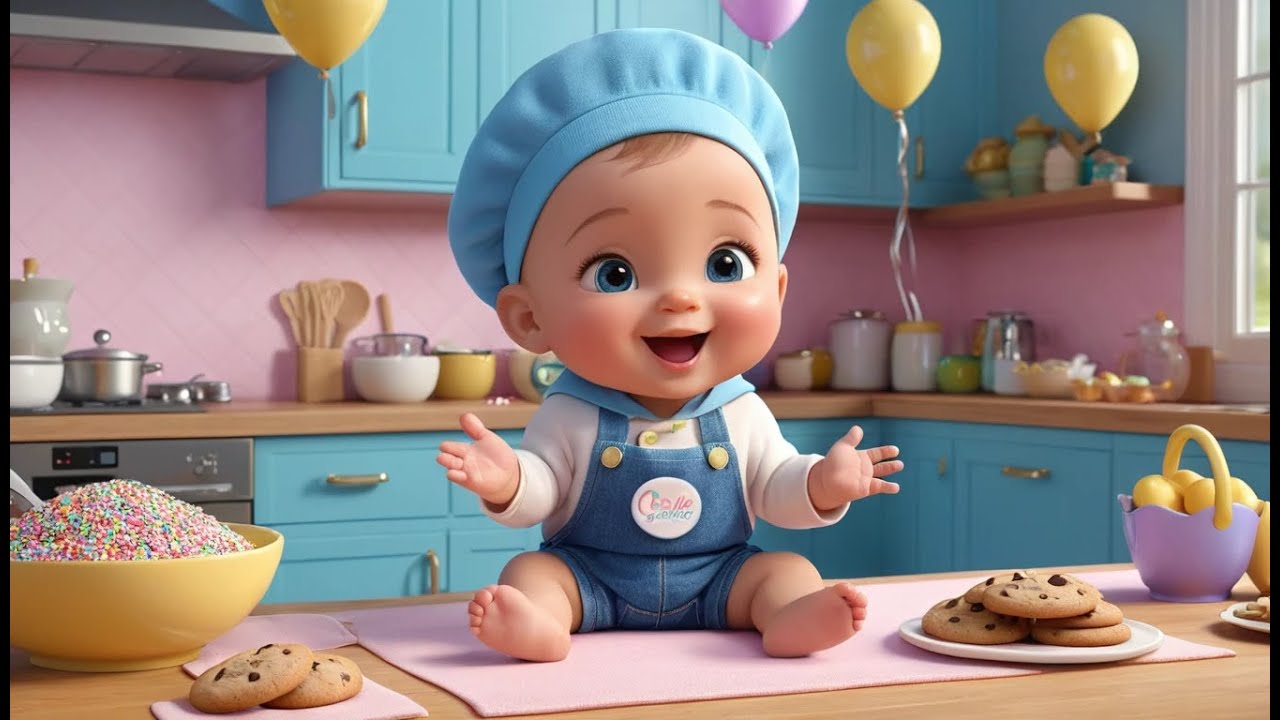 Tiny Chef Cookie Time | Fun Cooking & Learning Nursery Rhyme for Kids | Baby Learning Song