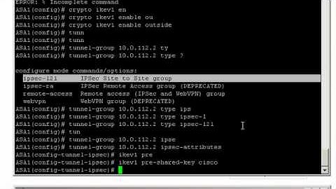 ASA to ASA IPSEC VPN