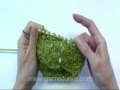 How to knit double seed stitch /moss stitch in the round
