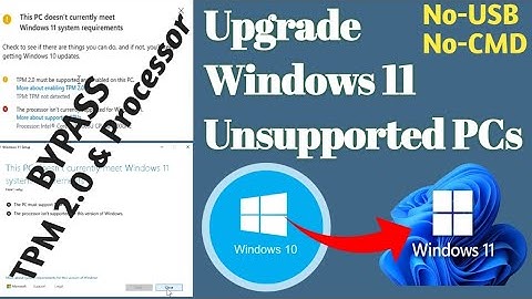 How to install Windows 11 on Unsupported PC | Bypass this pc doesn