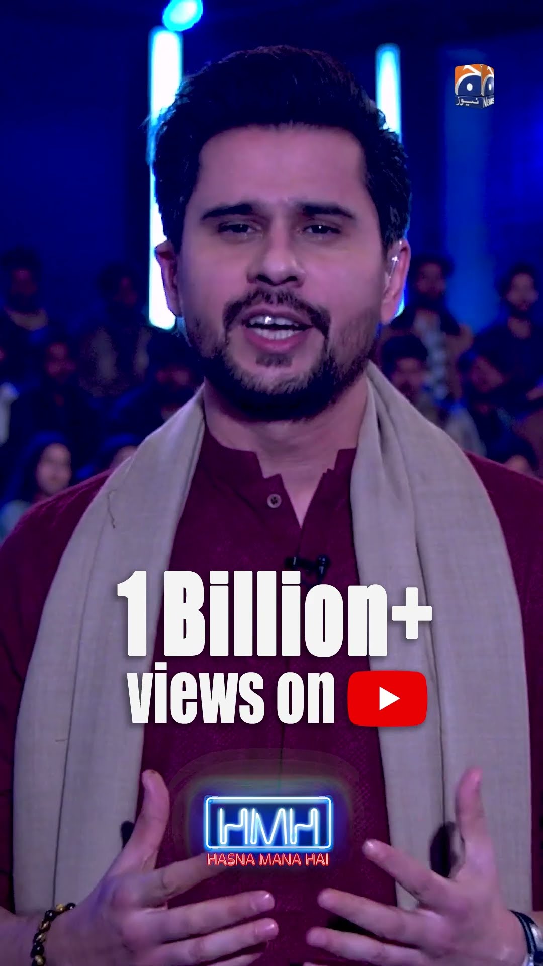1 Billion+ views on YouTube♥️ - #achievement #hasnamanahai #tabishhashmi #shorts
