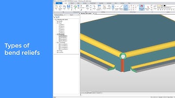 How to Work with Sheet Metal Reliefs  - BricsCAD Mechanical