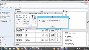 Dynamics GP 2015: New and Improved - Microsoft Dynamics GP Intercompany