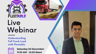 Transport Management - Full Truck Load  with Fleetable Webinar screenshot 3