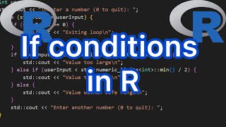 If conditions, conditional variable creation in R programming language