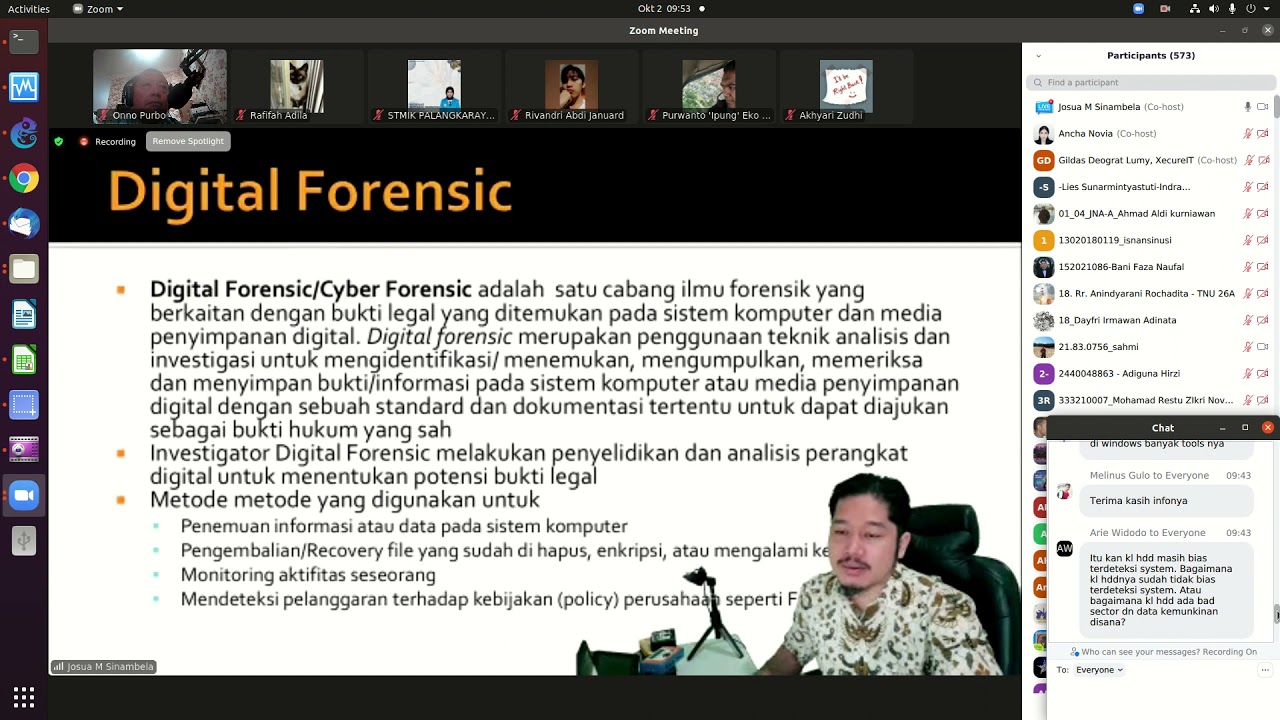20211002 ITTS forensic pak joshua sinambela