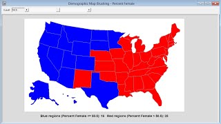 Demographic Map Brushing Statlet