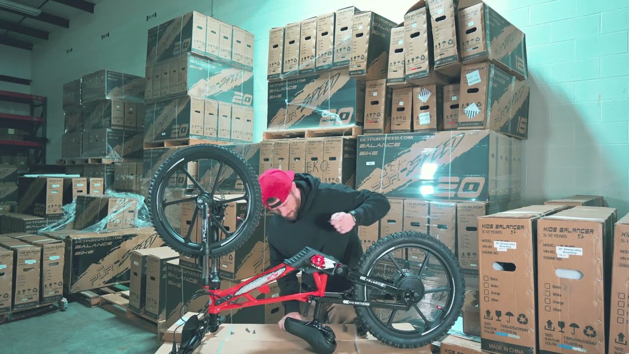 How To Install The DNM Rear Shock On The Pῡr-Speed Xtreme Ultra Balance Bike For Kids