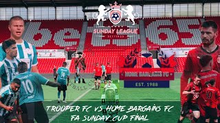 Sunday League Settings - Trooper FC vs Home Bargains FC - FA Sunday Cup Final