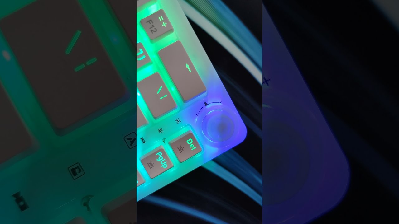 Teclado inalámbrico con switches ÚNICOS: Gamakay LK67 keyboard RGB ilumination
