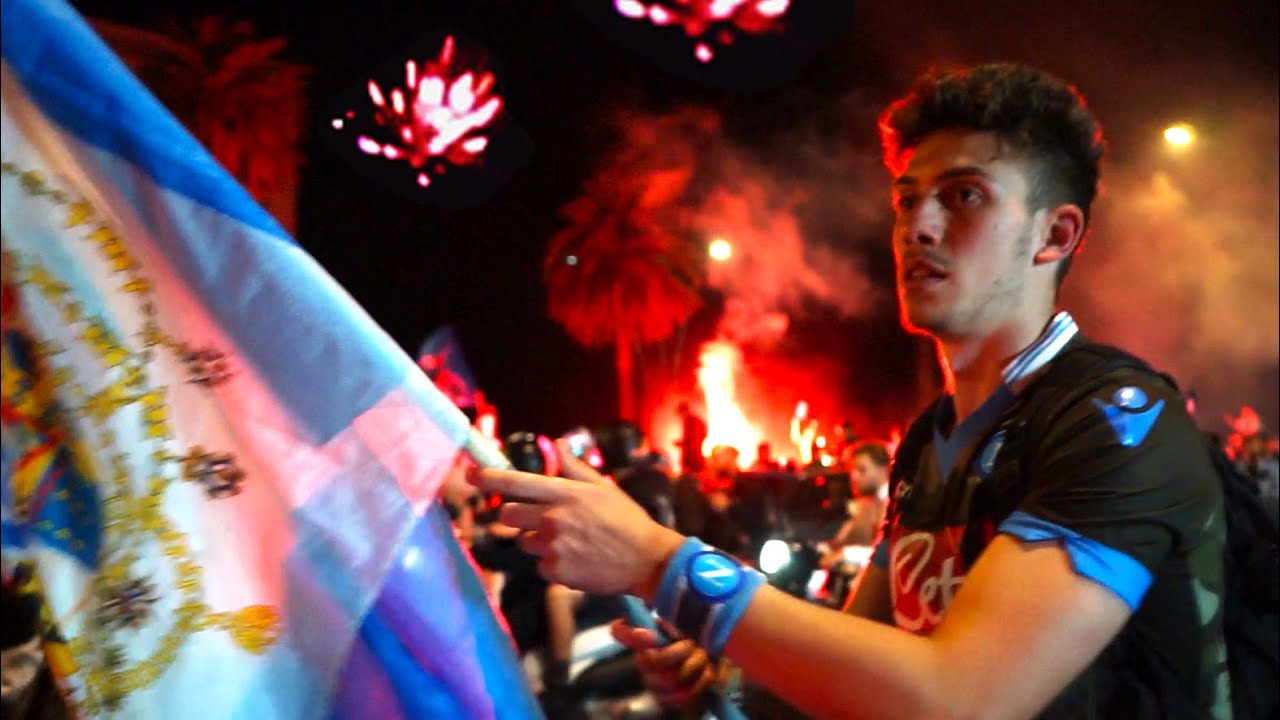 Festeggiamenti a Napoli - Coppa Italia 2020